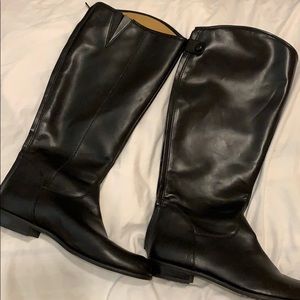 Black riding boots